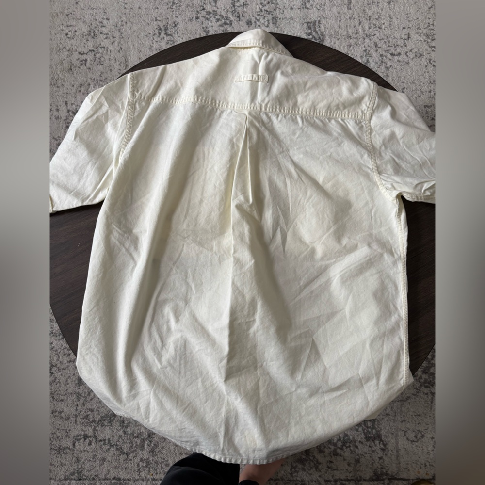 Woolrich Vintage Short Sleeve Button Down Outerwear‎ Shirt 100% Cotton Large - Picture 7 of 8